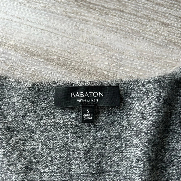 Aritzia Babaton Erin Wool Linen Blend  Sweater With Buttery Embroidery - Picture 5 of 16